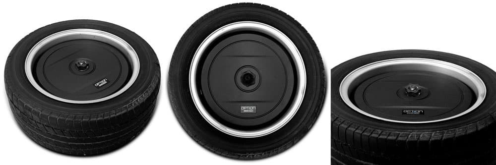 DRIVE12RA | Caisson de Basses Actif pour Roue de Secours | Universel | 150 Watt RMS