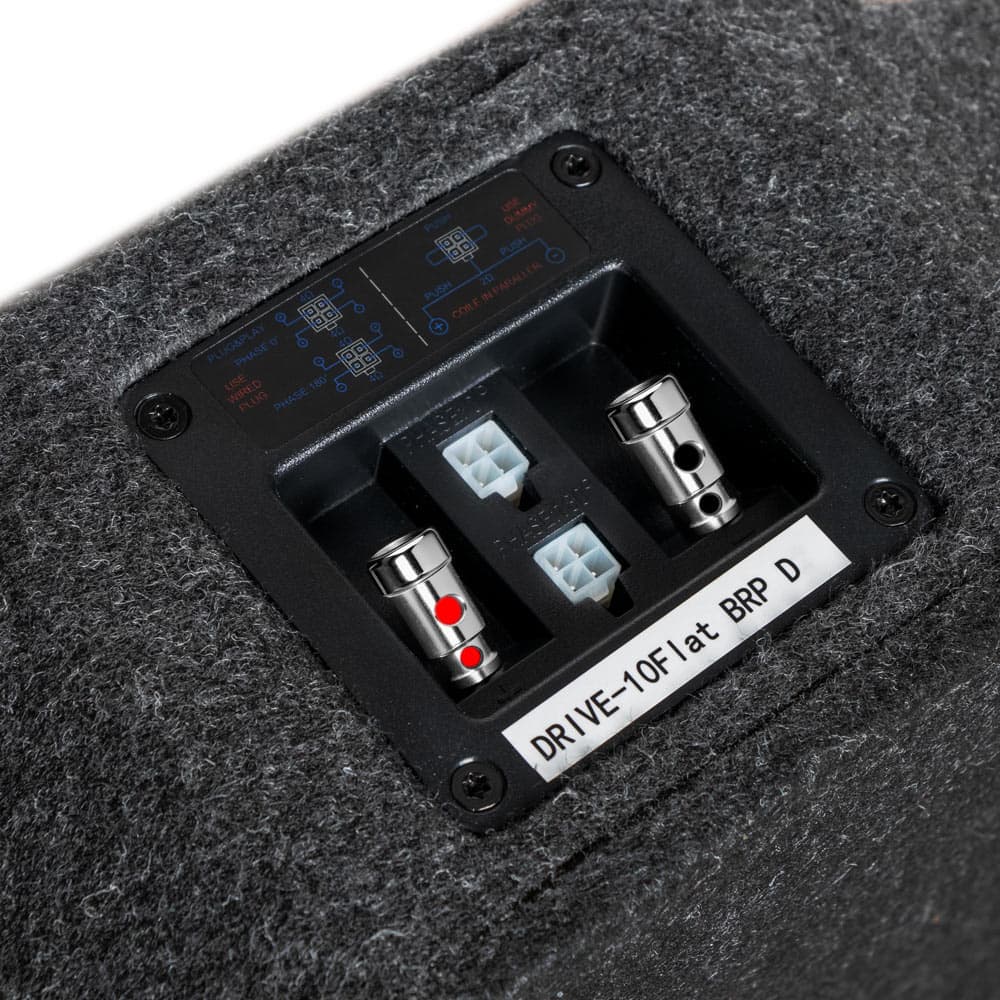 DRIVE10FLAT-BRP-D4 | Subwoofer Passif pour Roue de Secours | Universel | 300 Watt RMS