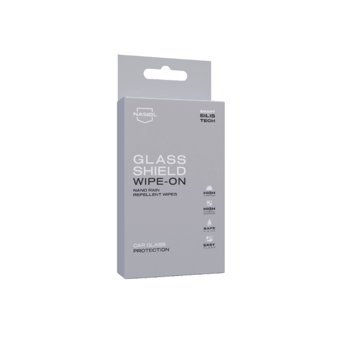 GlasShield Wipe On | Lingettes Anti-Pluie Nano | Universel | Jusqu'à 1 an de protection