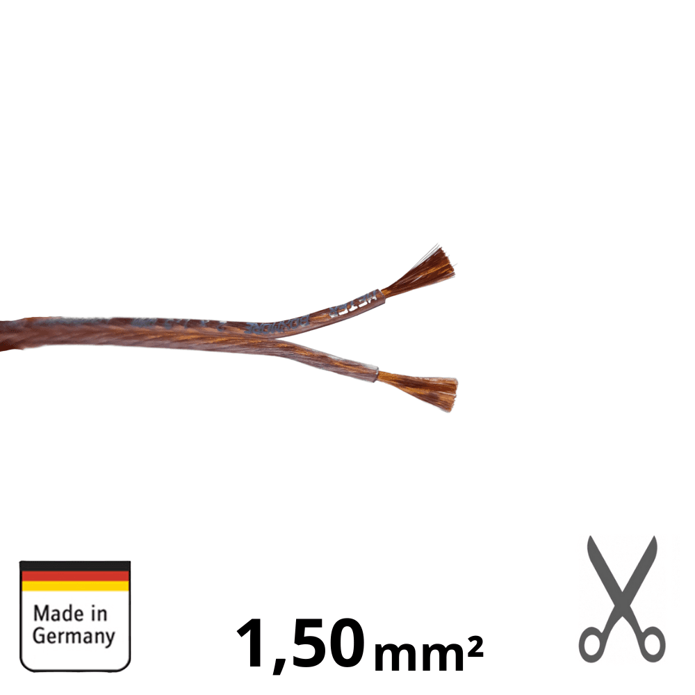 BXMCXSC15 – Câble Haut-Parleur OFC 2 x 1,5 mm²