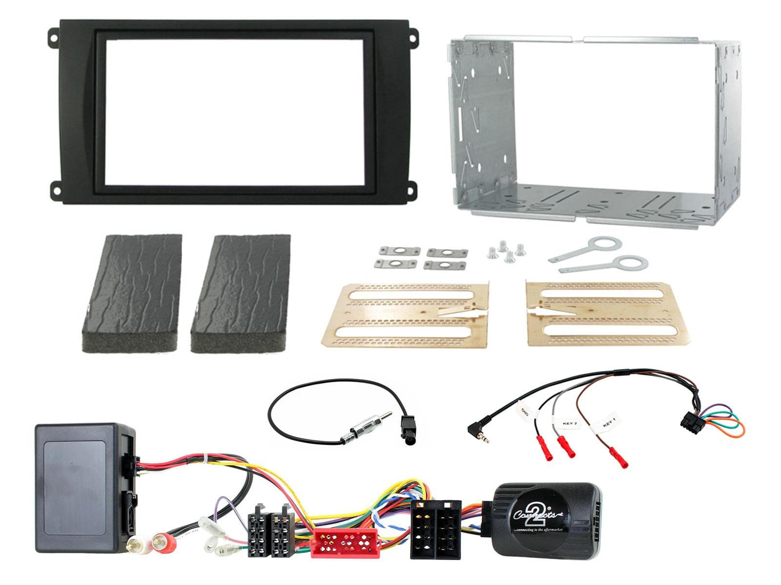 CTKPO02 | KIT d’installation multimédia | Porsche Cayenne