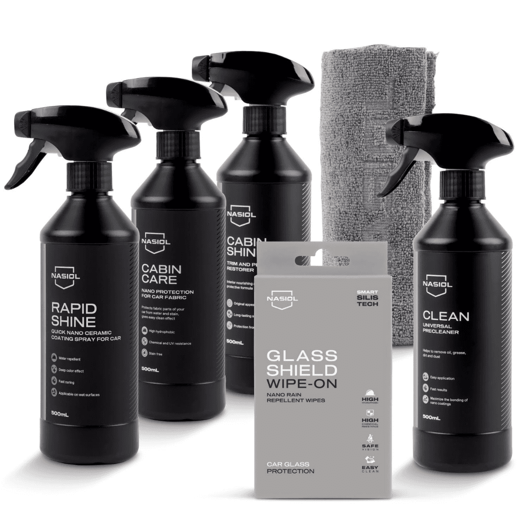 Clean & Coat Bundle – Set de 6 pièces pour intérieur et extérieur