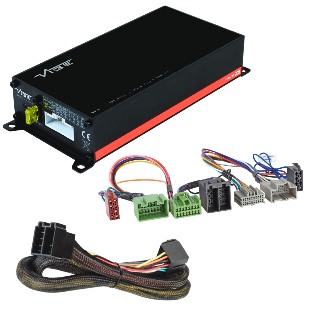POWERBOX65.4M + TAK-042 – Amplificateur 4 canaux pour Opel