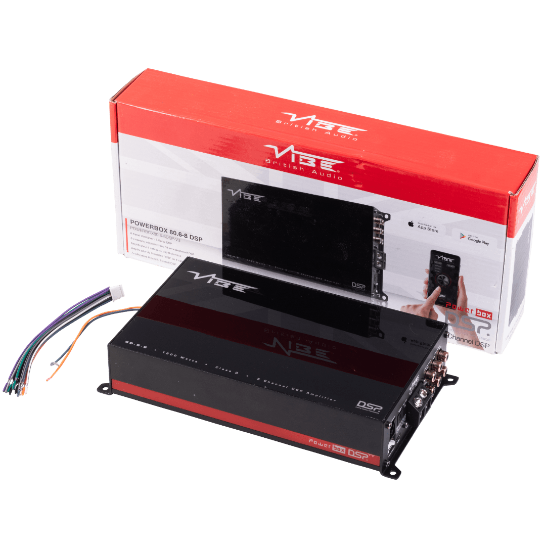 POWERBOX80.6-8DSP-V3 | Amplificateur DSP | Universel | 6 x 80 Watt RMS