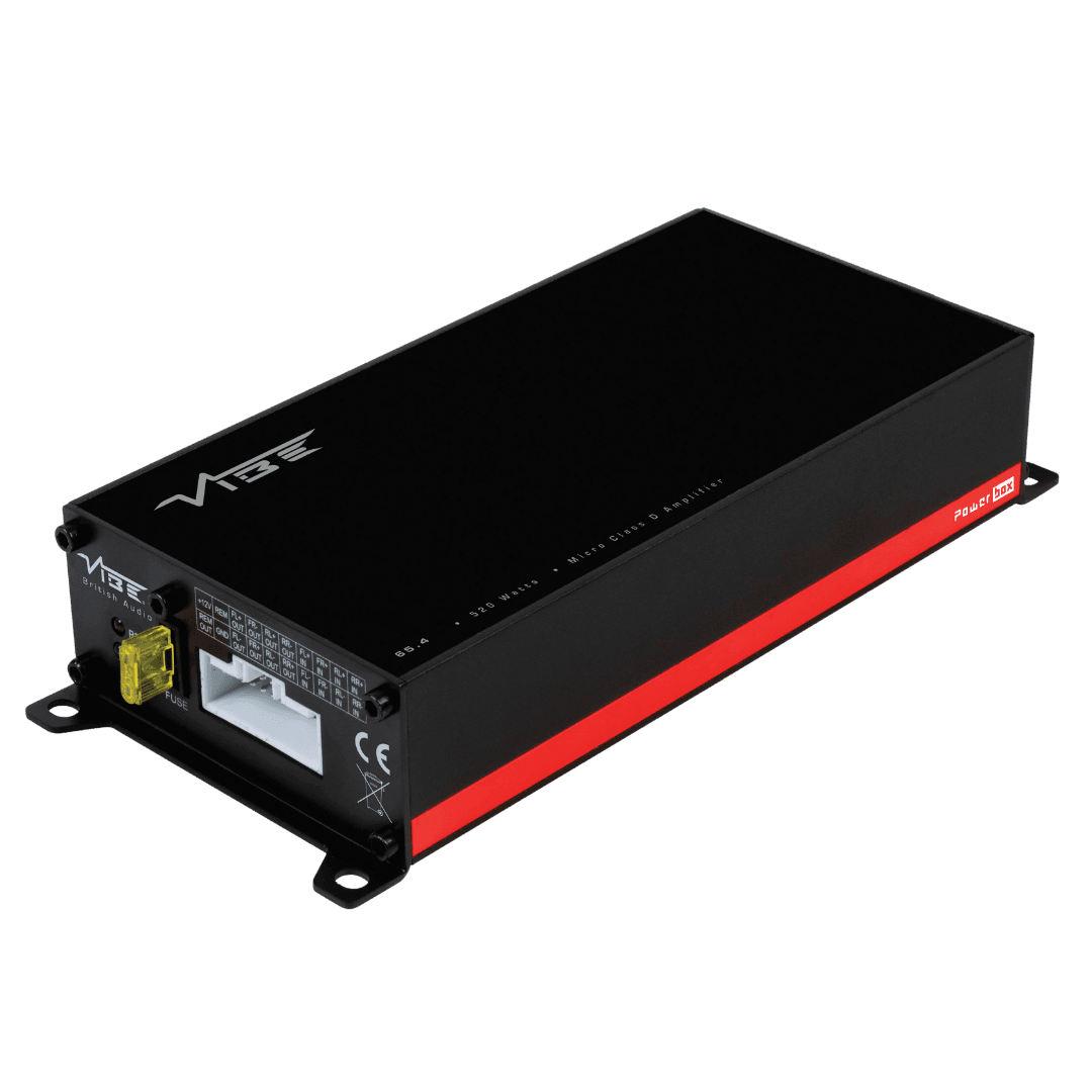 POWERBOX65.4M + TAK-010 | Amplificateur Plug & Play | Volvo | 4 x 65 Watt RMS