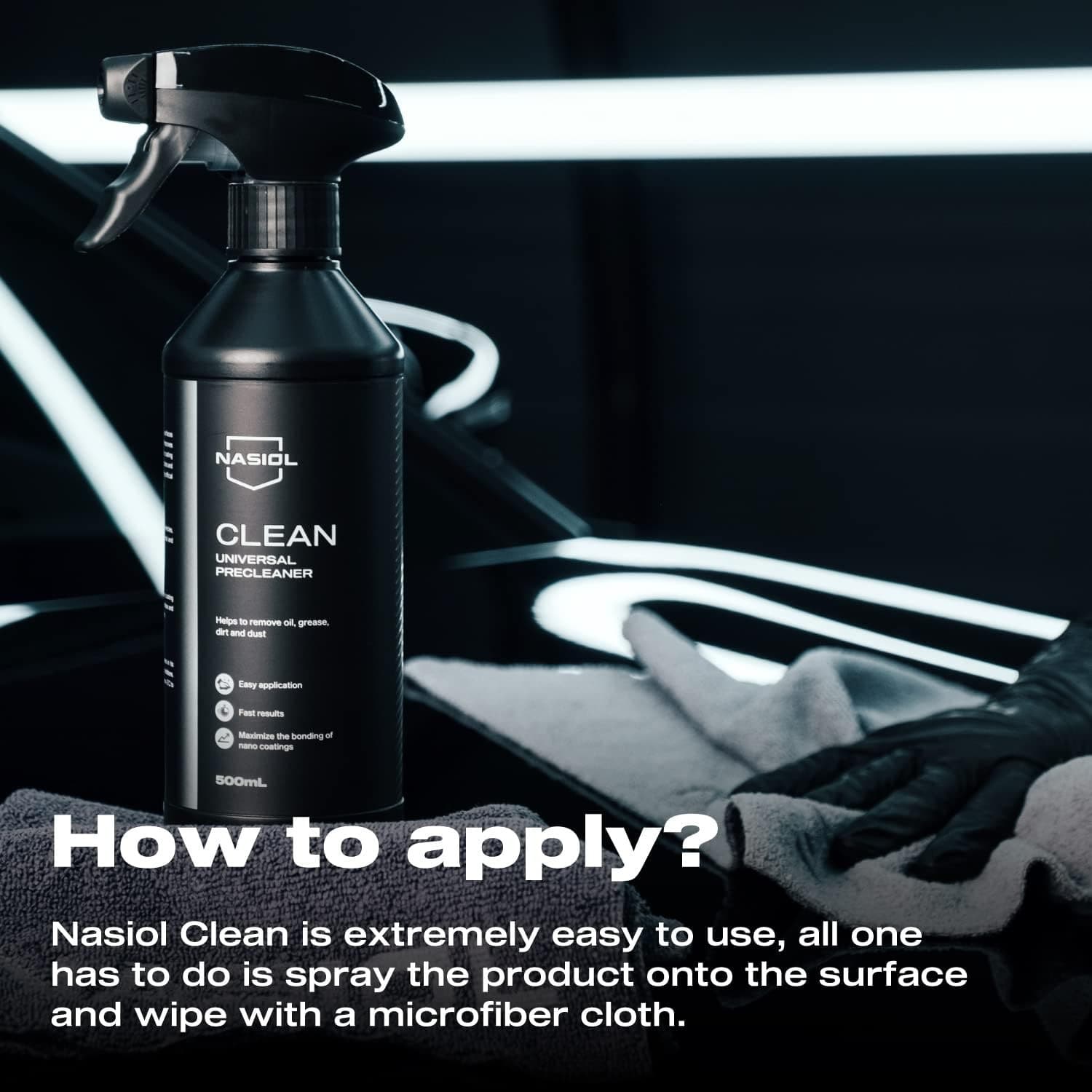 Clean 500 mL | Pré-nettoyant | Universel | Élimine la saleté et la poussière