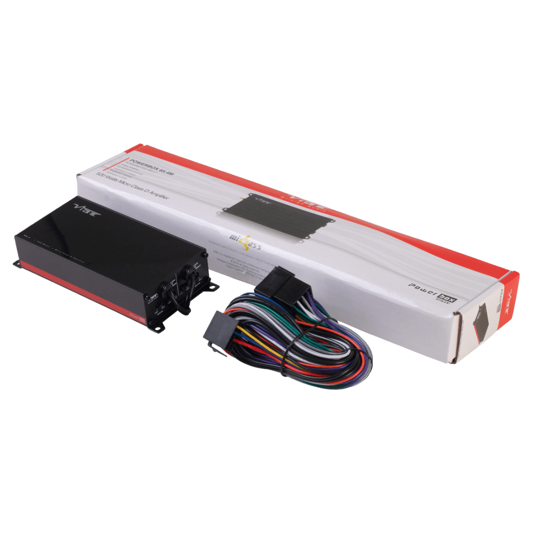 POWERBOX65.4M-V7 + TAK-081 | Amplificateur Plug & Play | Acura / Honda | 4 x 65 Watt RMS