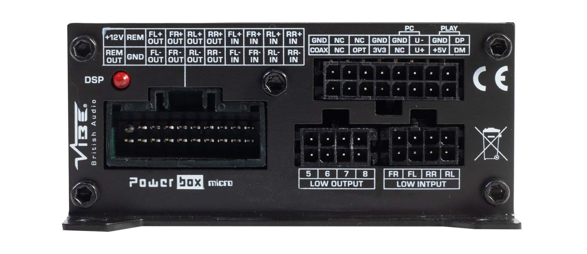 POWERBOX65.4-8MDSP-V3 | Amplificateur DSP | Universel | 4 x 65 Watt RMS