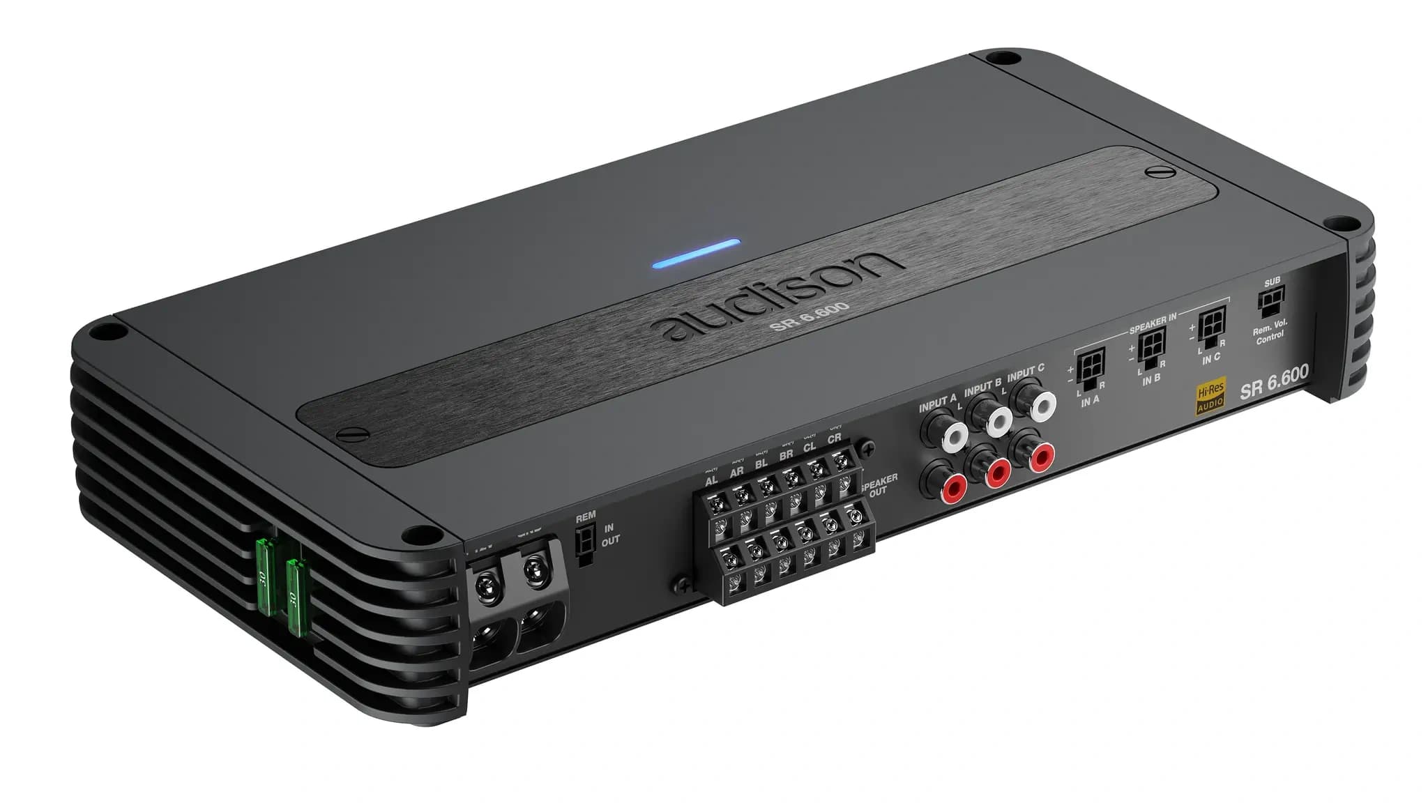 AUSR6.600V2 | Amplificateur 6 Canaux | Universel | 4 x 140 + 2 x 110 Watt RMS @ 4 Ω