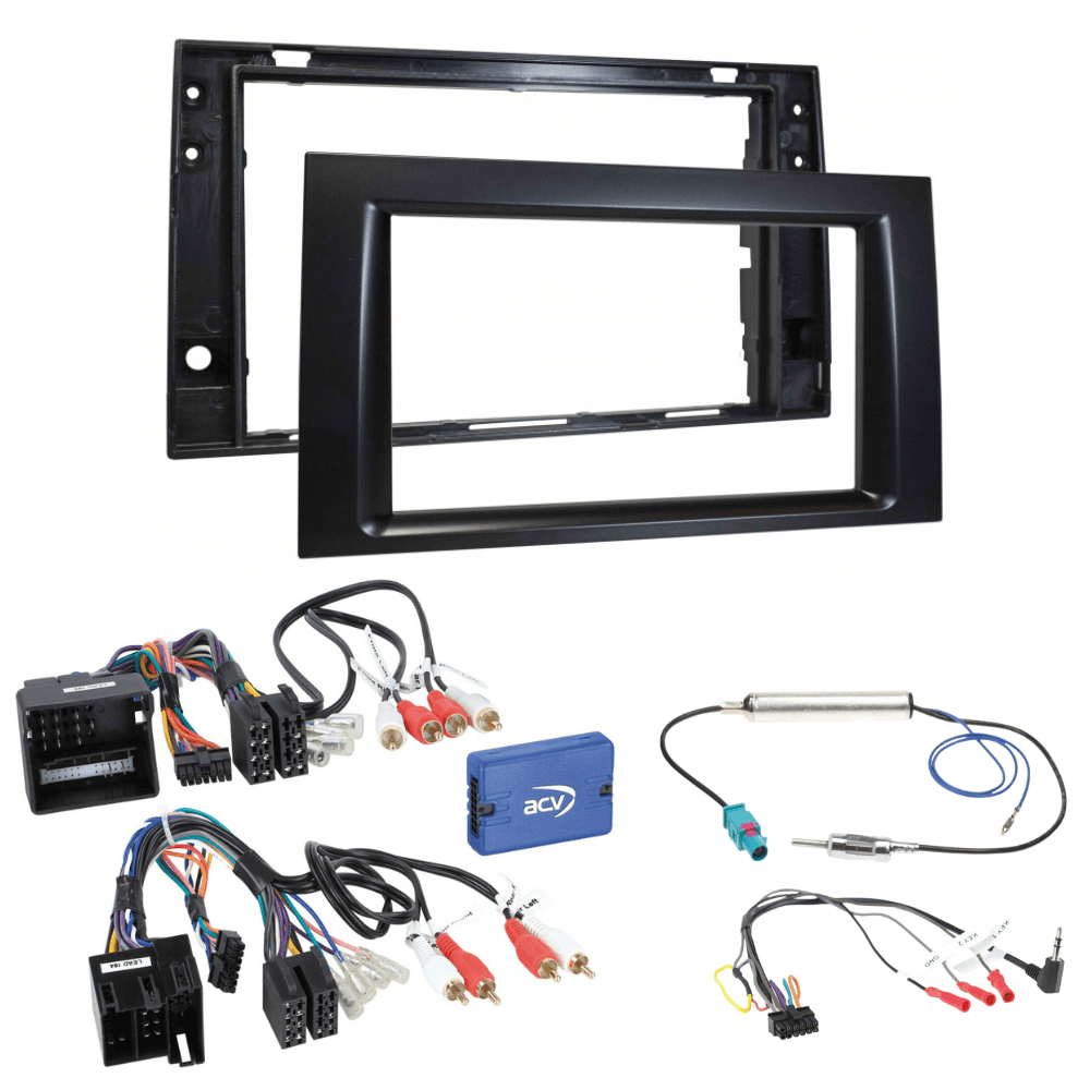 AD-KIT-AUDI-A4-8E-B6-B7 | Kit d'installation 2-DIN | Universel | Audi A4 (8E/B6/B7)