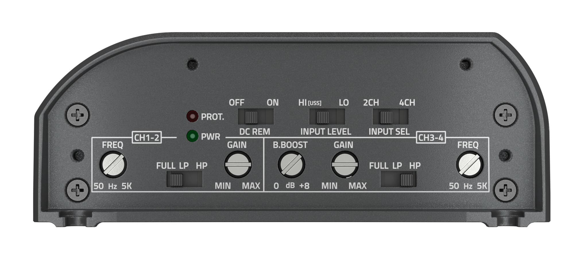 HZSP4.900 | Amplificateur 4 Canaux | Universel | 4 x 160 Watt RMS (4 Ω)