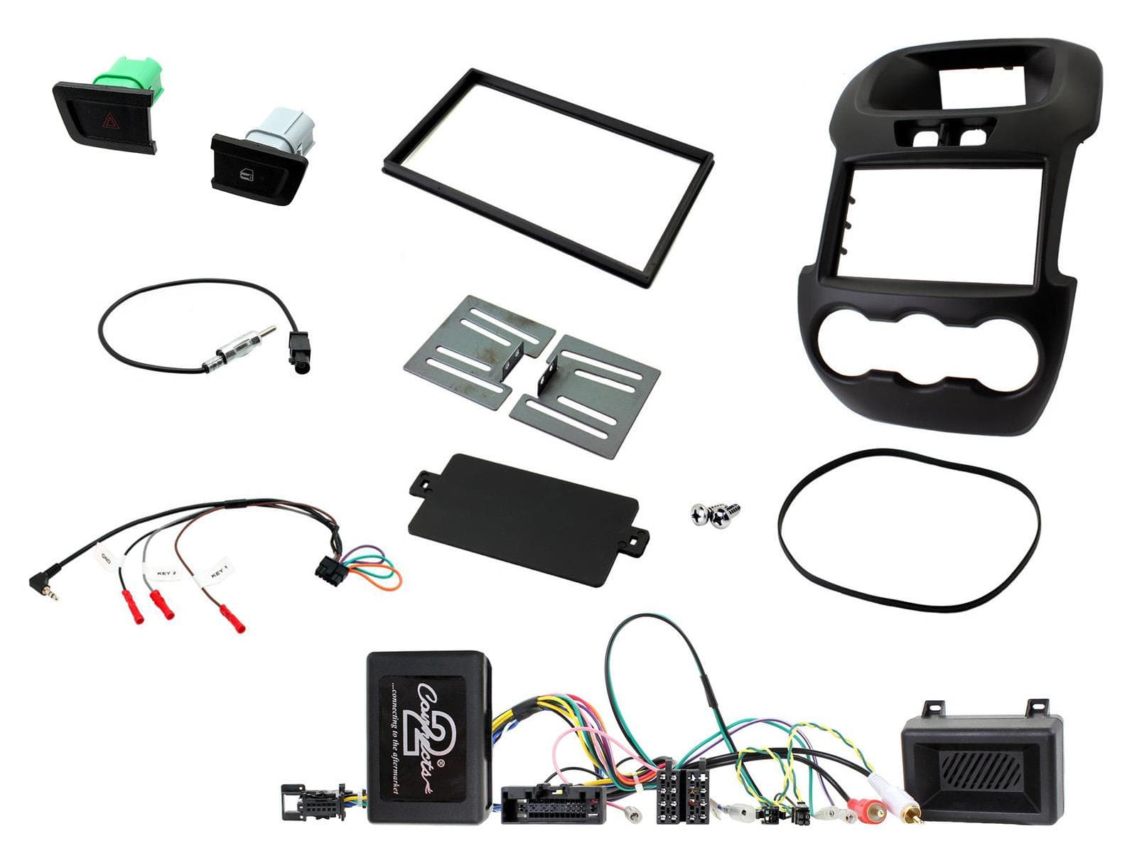 CTKFD37C | KIT d’installation multimédia | Ford Ranger