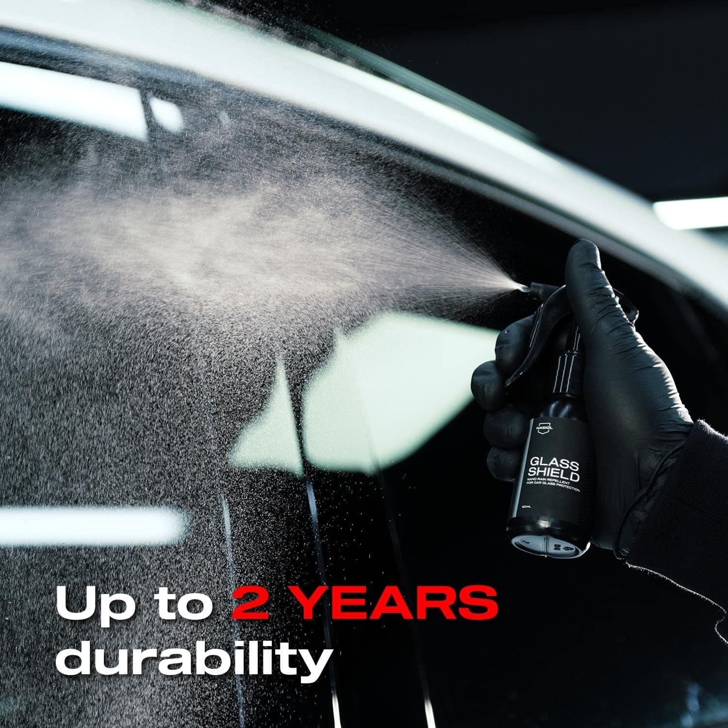 GlasShield | Anti-pluie Nano | Universel | Jusqu'à 2 ans de protection