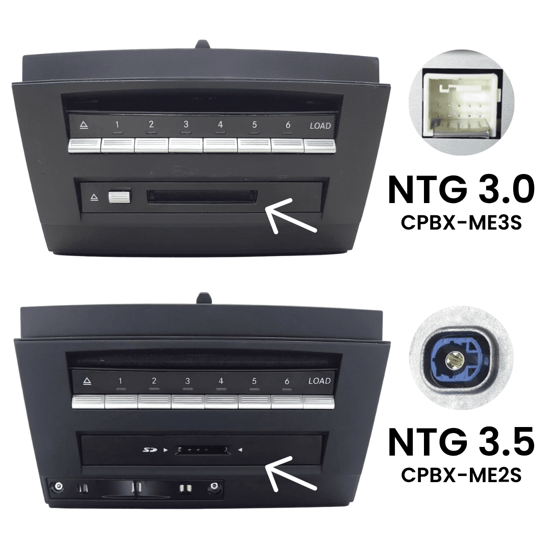 WJME-2S | Interface Multimédia | Mercedes-Benz (NTG3.5) | CarPlay & Android Auto