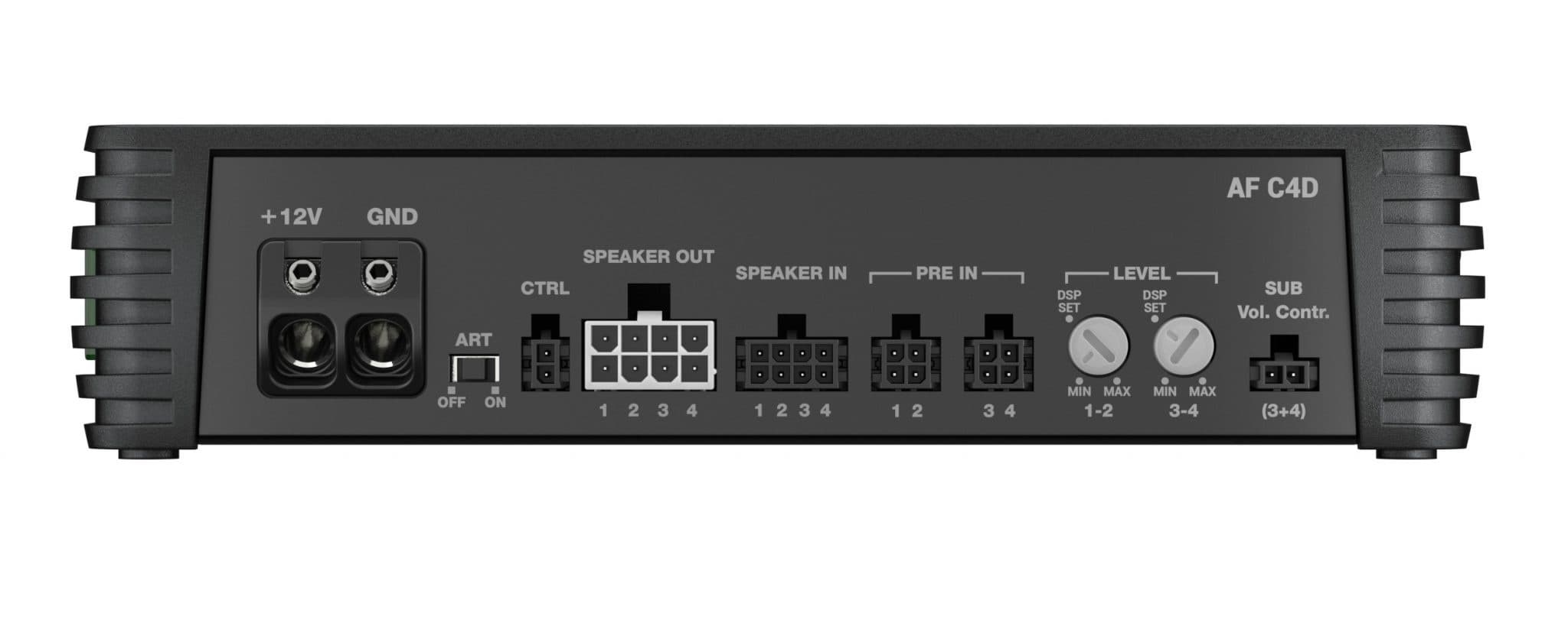 AUAFC4D | Amplificateur 4 Canaux | Universel | 4 x 150 Watts RMS @ 2 Ω