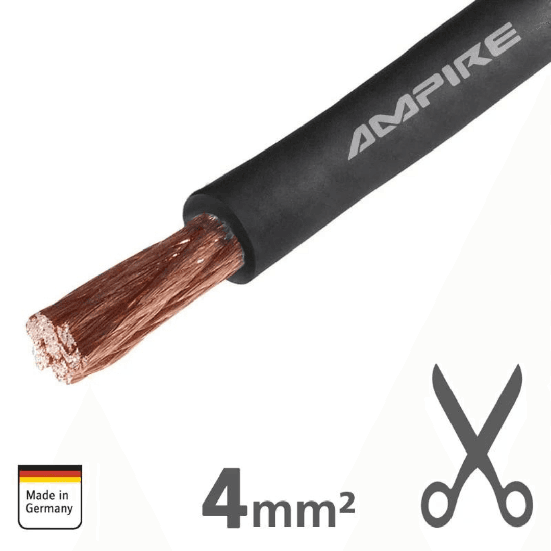 AMXSK04-BLK-50M-ROL | Câble d'alimentation | Universel | 4 mm² Noir