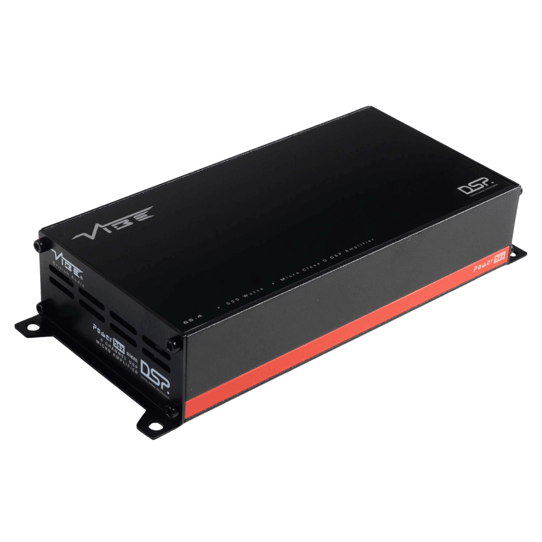 POWERBOX65.4-8MDSP-V3 + TAK-011 | Amplificateur DSP Plug & Play | Volvo | 4 x 65W RMS