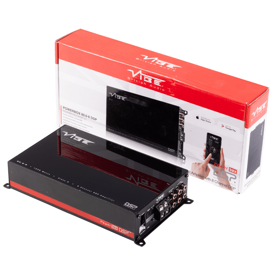 POWERBOX80.6-8DSP-V3 | Amplificateur DSP | Universel | 6 x 80 Watt RMS