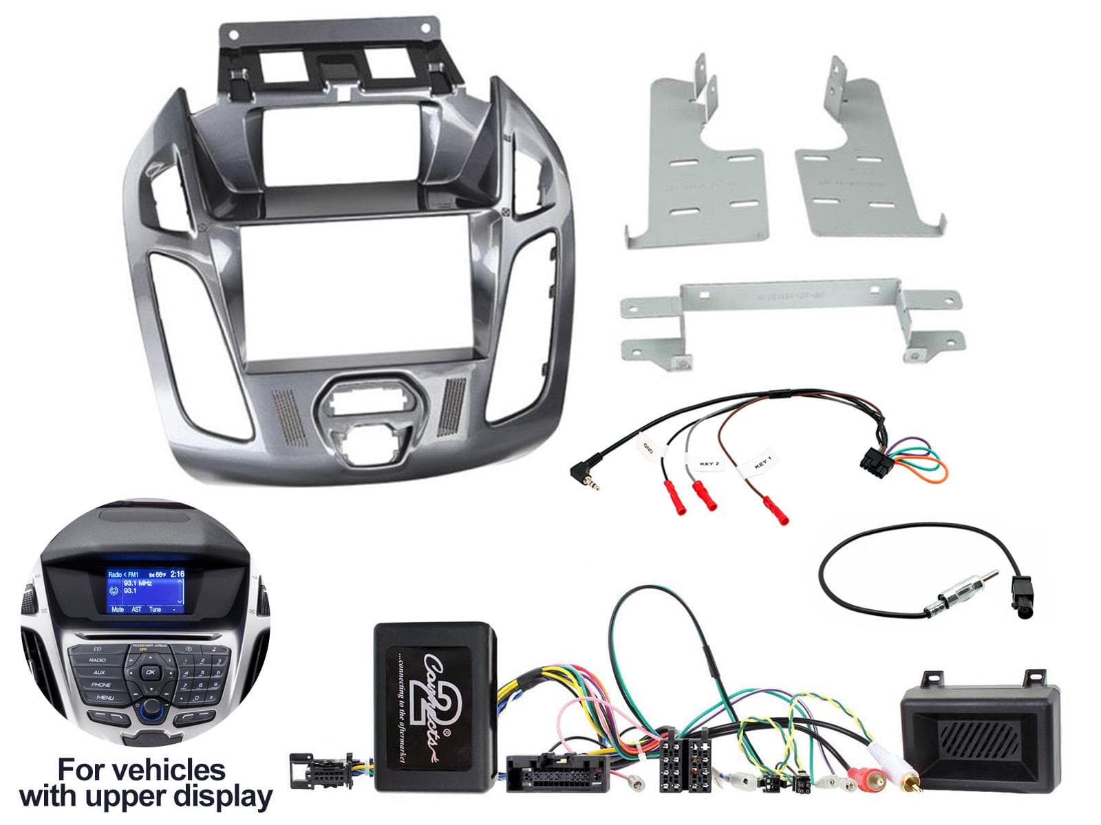 CTKFD78 | KIT d’installation multimédia | Ford Transit Connect