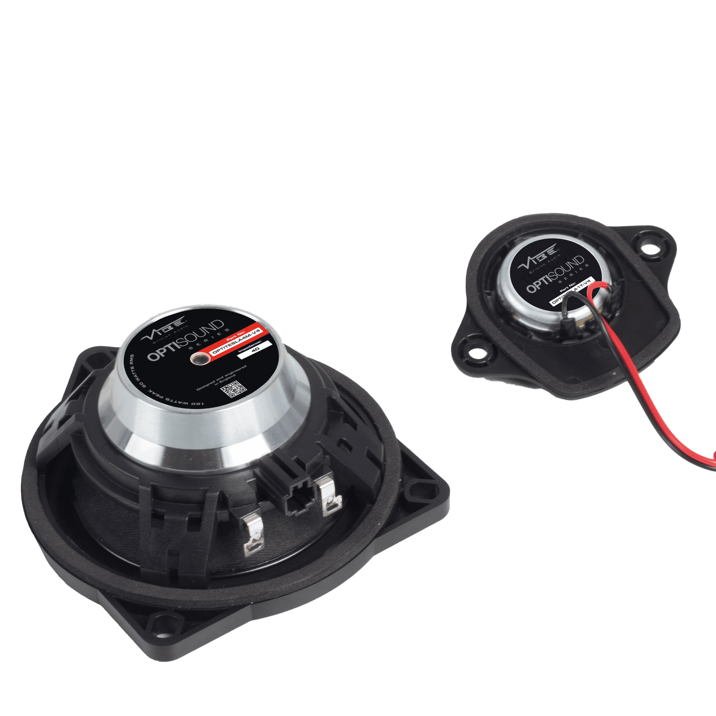 OPTITESLA4CTR-V4 | Kit Éclaté 2 Voies | Tesla | 10 cm / 60 Watt RMS
