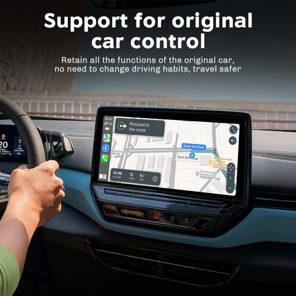 AD-CP-MINI | Adaptateur CarPlay Sans Fil | Universel | Ultra-compact (2,5 cm)