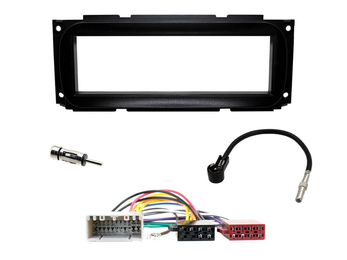 Dodge, CTKJP01-ISO | KIT d’installation multimédia | Chrysler, Jeep Neon, Sebring, 300M, PT Cruiser, Grand Voyager, Ram, Wrangler, Grand Cherokee