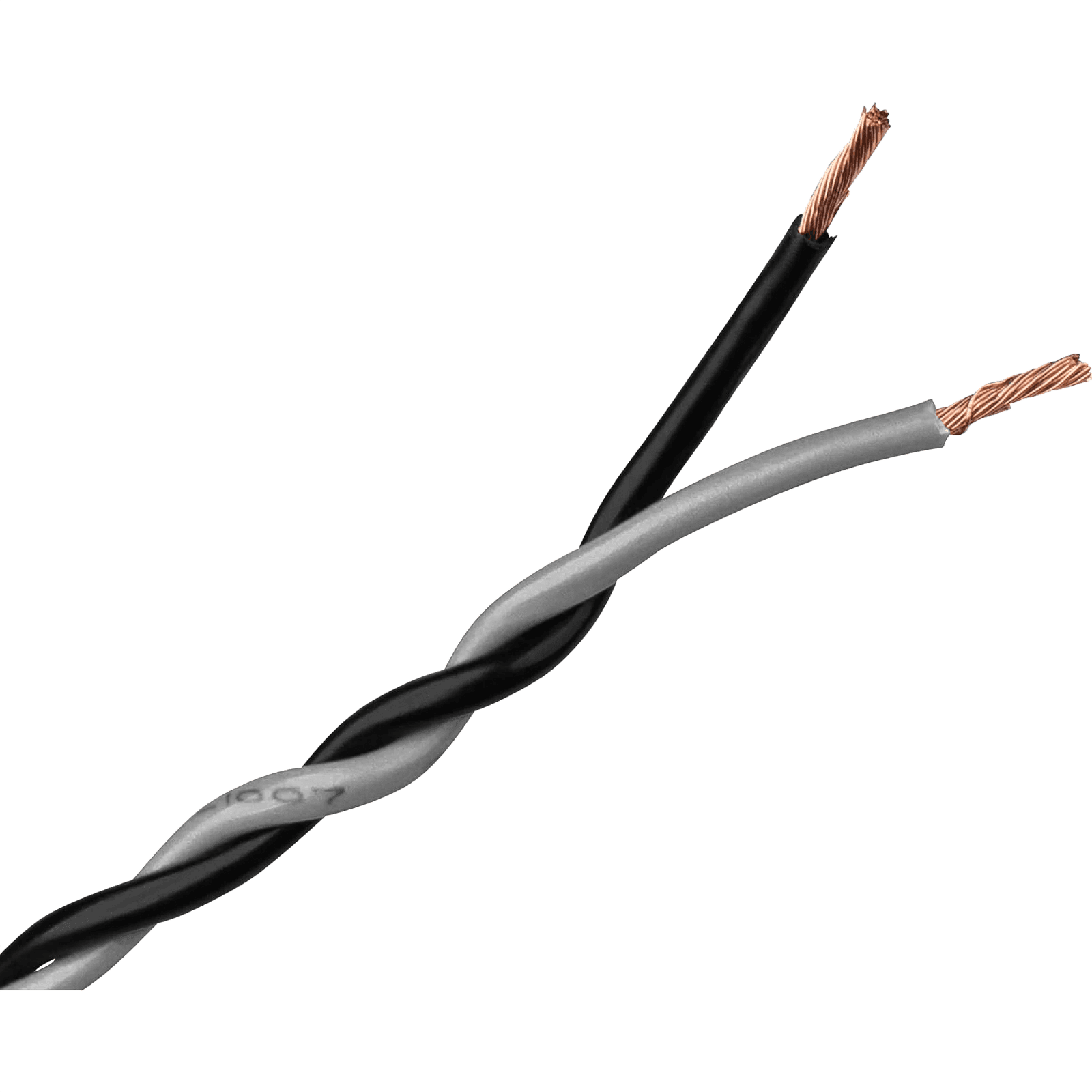 CLSPK0.5GREY-V4 – Câble haut-parleur OFC 0,5 mm² (Au mètre)