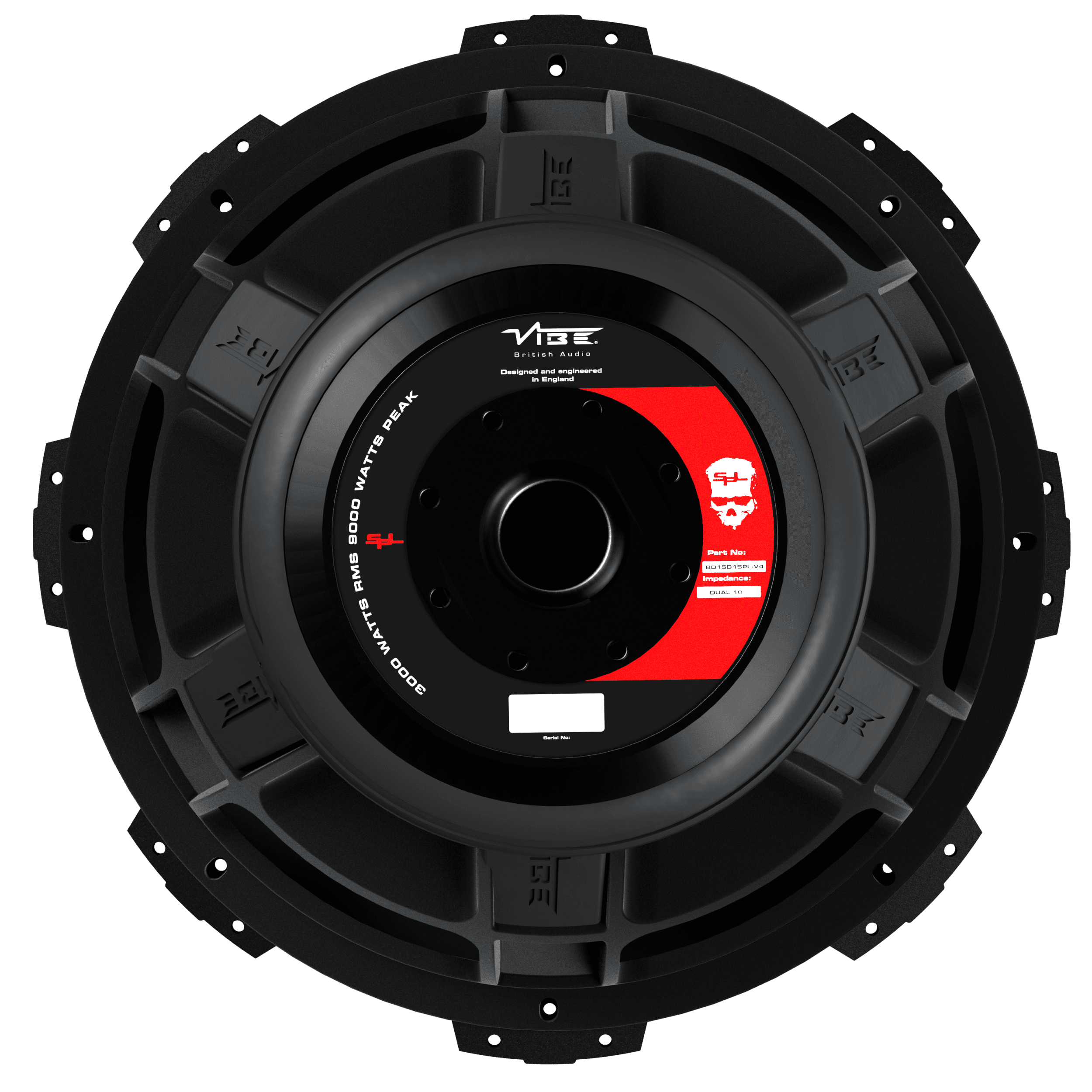 BD15D2SPL-V4 | Subwoofer 38 cm / 15" | Universel | 3000 Watt RMS @ 2+2 Ω