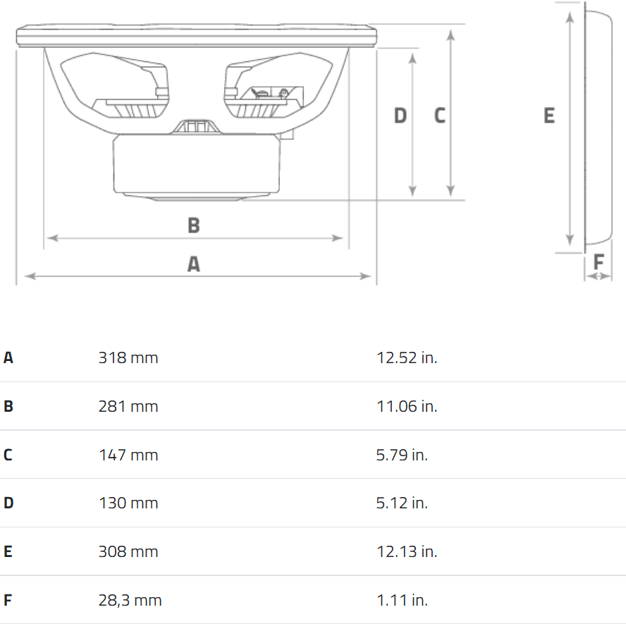 HZCS300S2 | Subwoofer | Universel | 30 cm - 350 Watt RMS @ 2 Ω
