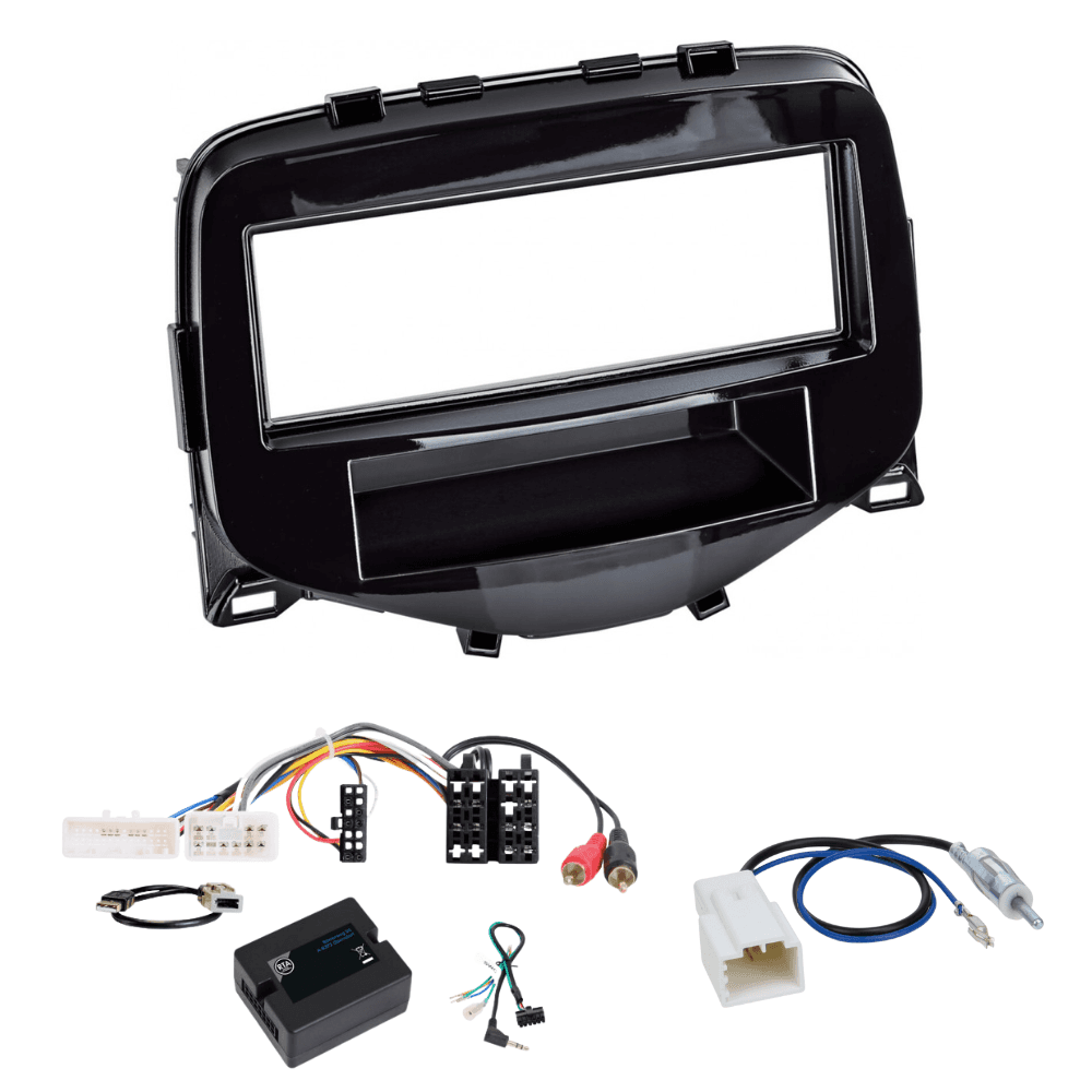 AD-KIT-AYGO-C1-14-20-1DIN | Kit d'installation 1-DIN | Toyota / Peugeot / Citroën | Aygo / 108 / C1