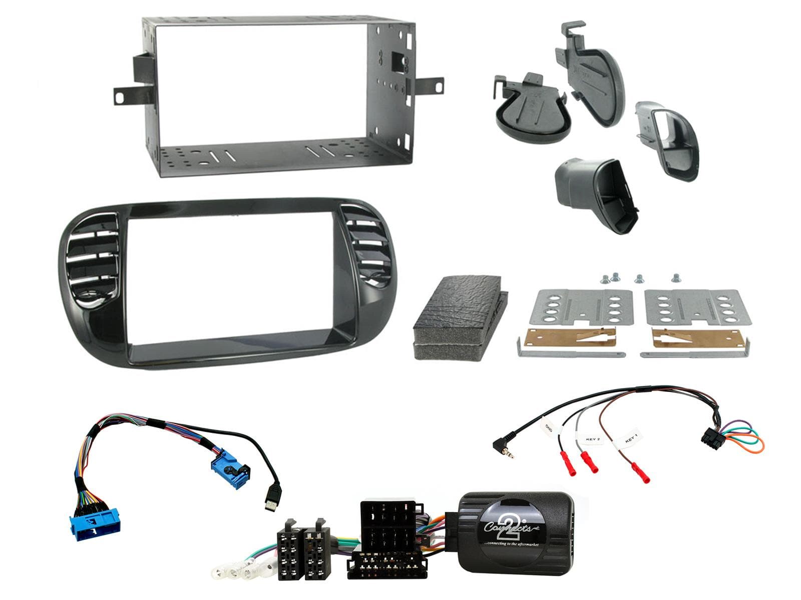 CTKFT02 | KIT d’installation multimédia | Fiat 500