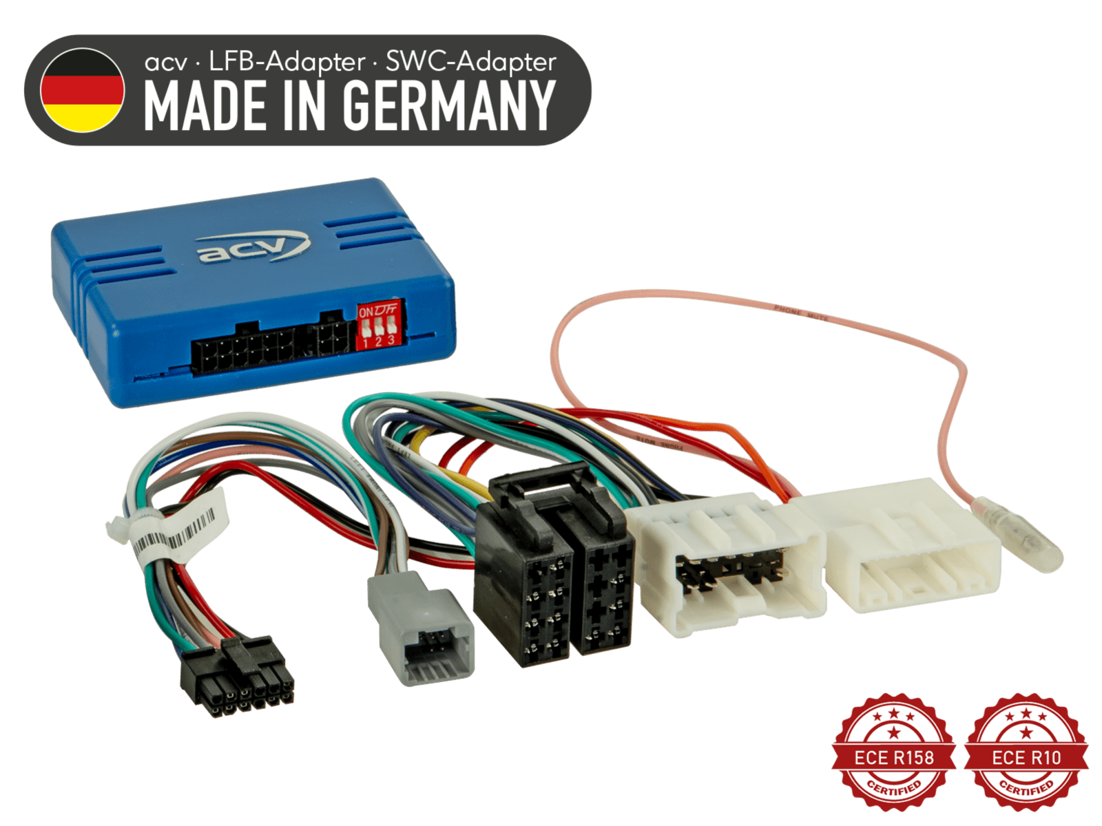 42a-1254-009 | Interface au volant | Multi-marques | 12/24/6-Pin