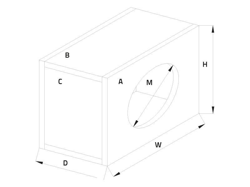 HZHMS10B2-LD-W | Subwoofer Marine | Universel | 10" avec éclairage LED